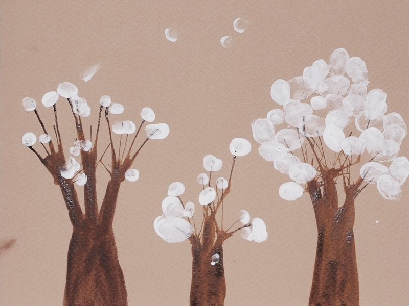 День гостя: Рисуем зиму